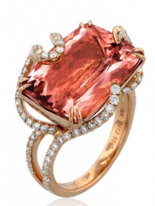 Morganite ring, courtesy JCK