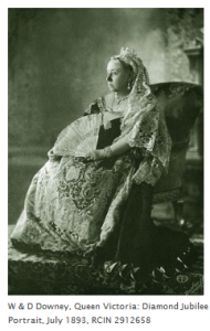 Queen Victoria Wearing Small Diamond Crown