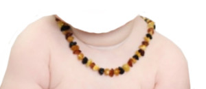 Baby with Amber Necklace